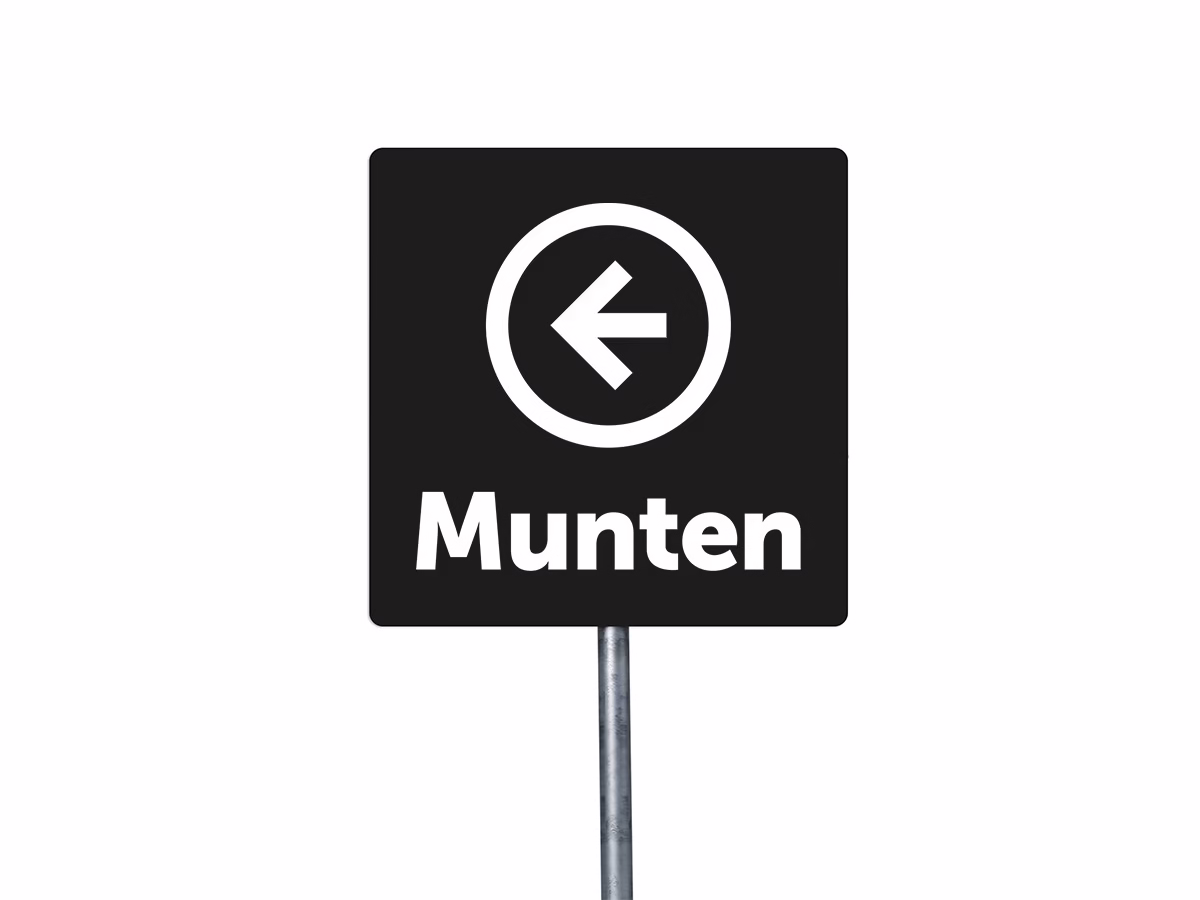 Munten links bord in 9 kleuren