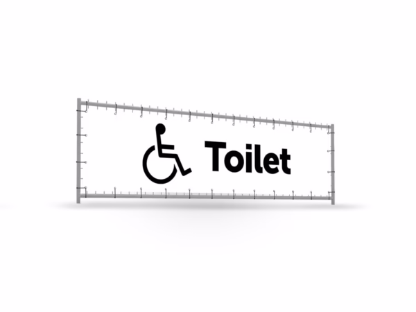 Toiletten mindervalide bouwhekbanner verhoging in 9 kleuren