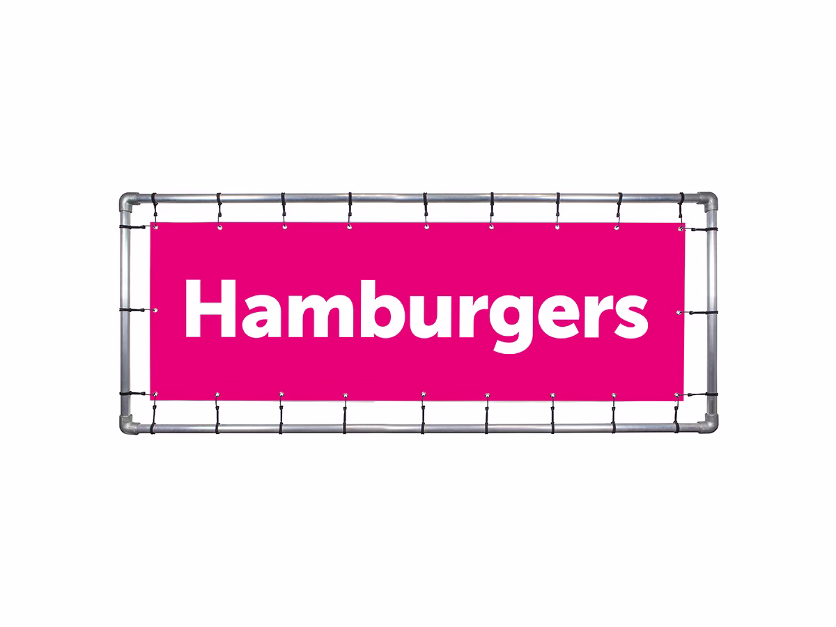 Hamburgers spandoek in 9 kleuren