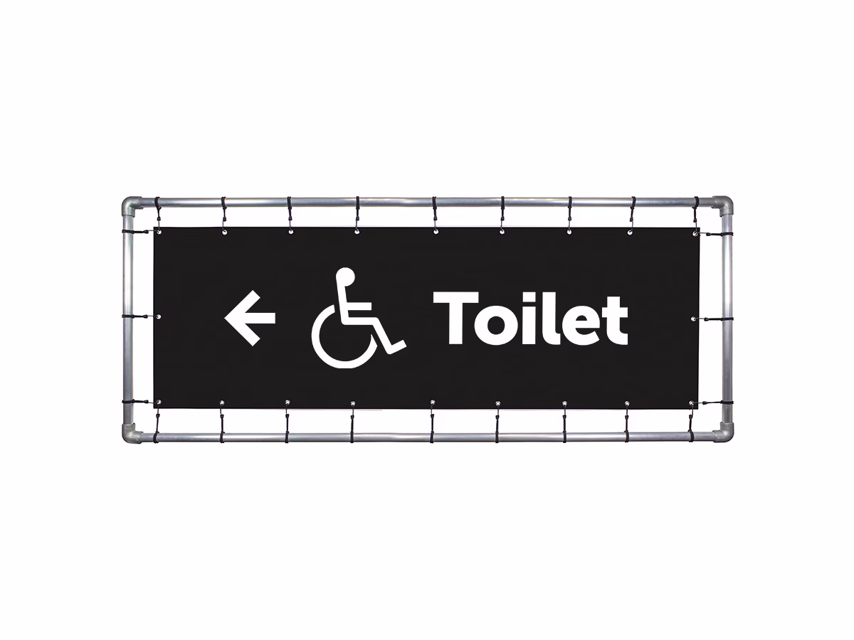 Toiletten mindervalide spandoek in 9 kleuren