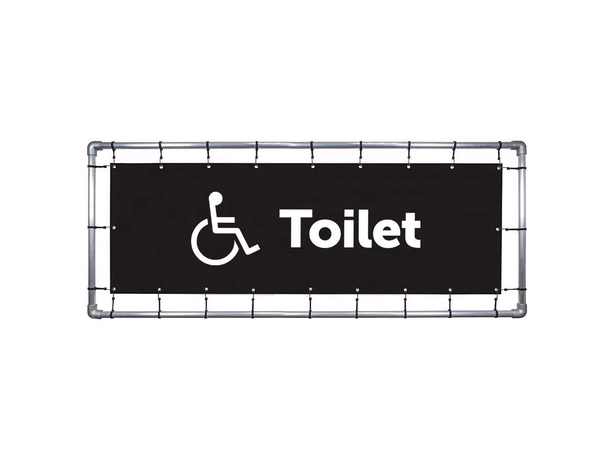 Toiletten mindervalide spandoek in 9 kleuren