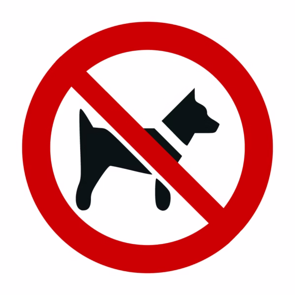 Verbodsborden - Verboden voor honden (P021)