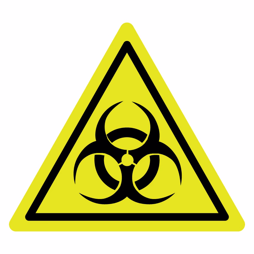 Waarschuwingsbord - Biologisch gevaar (W009)