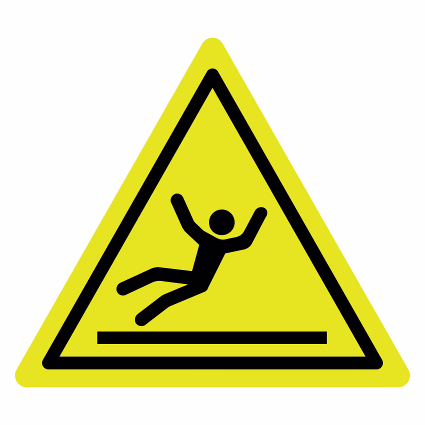 Waarschuwingsbord - Gevaar voor glad oppervlak (W011)