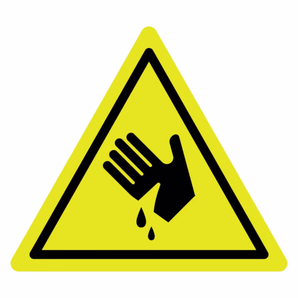 Waarschuwingsbord - Gevaar voor snijden (W022)